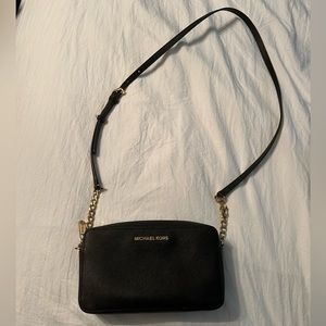 Michael Kors Jet Set Small Saffiano Leather Crossbody